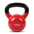 Kunststoff Dip vinylbeschichtete massive Gusseisen -Stahl Home Fitnessstudio Gewichtsfestigkeit Training Kettlebell